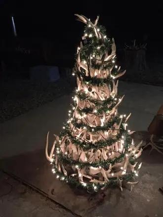 Deer antler Christmas tree - V1