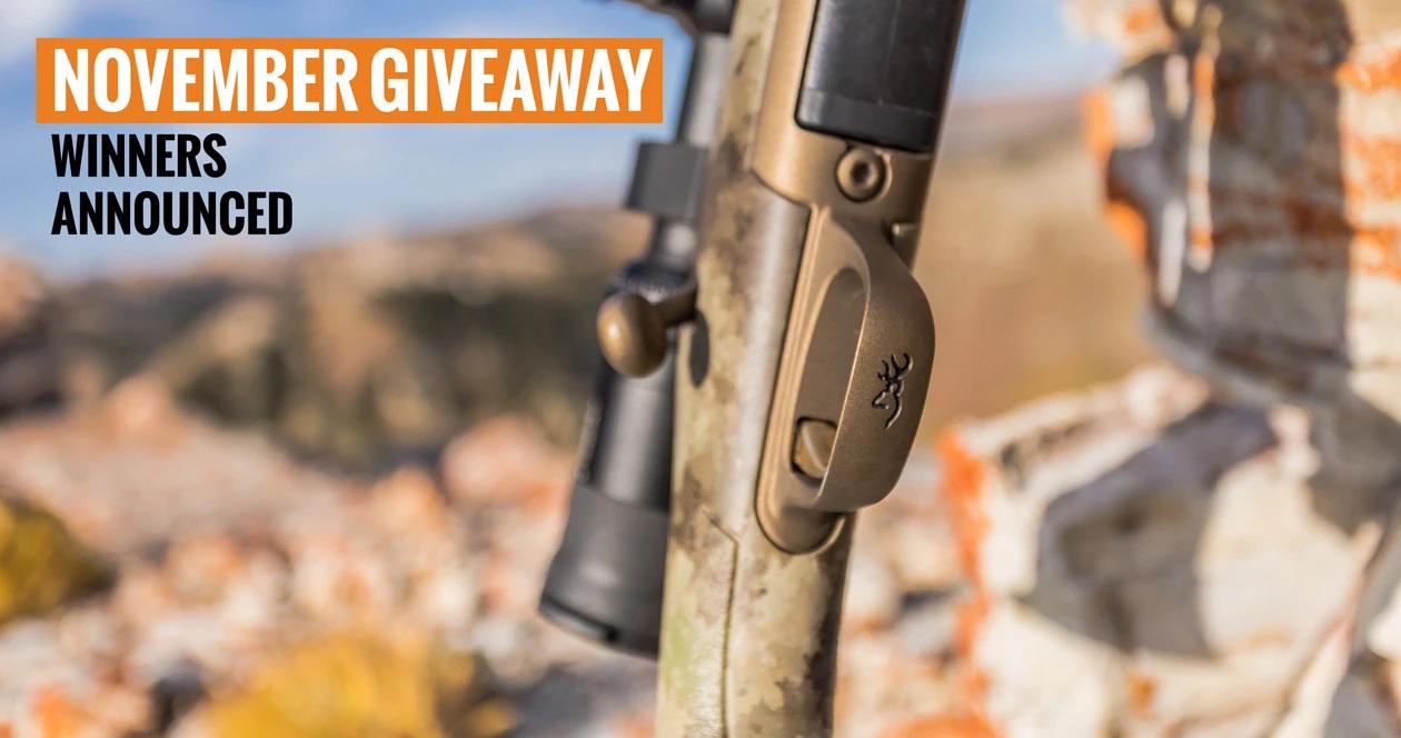 Browning x bolt hells canyon long range rifle giveaway winners 1