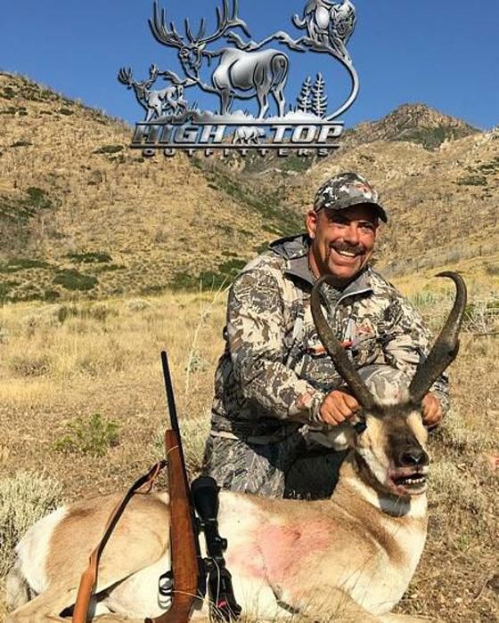 Utah antelope taken with high top outfitters