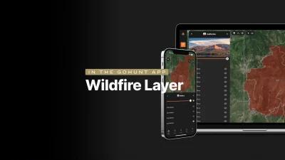 Wildfire Layer in GOHUNT Maps