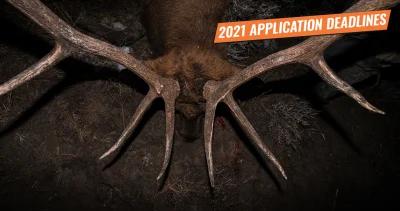 2021 western big game hunting application deadlines 1