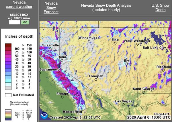 Nevada 2020 snow pack_0