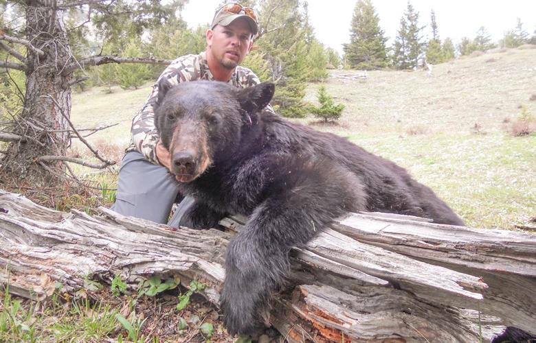 Montana black bear taken with scapegoat wilderness outfitters 1