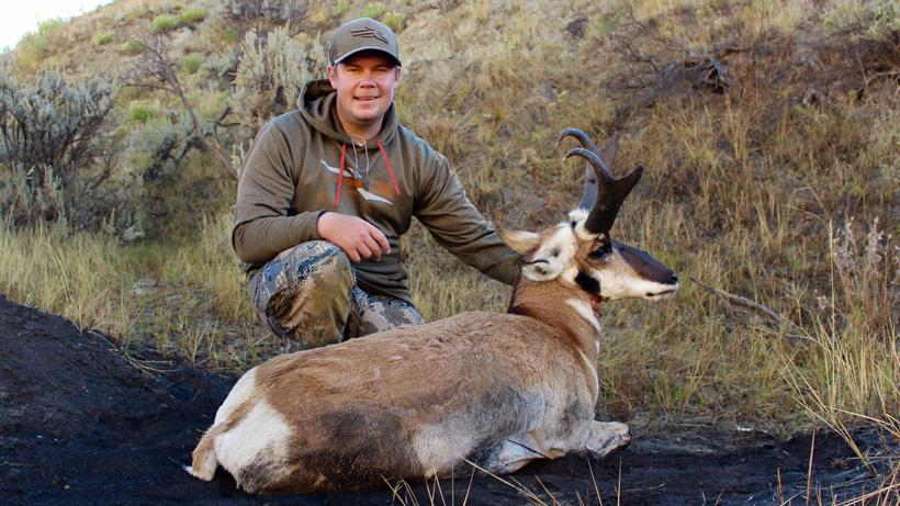 Jeremiah blain with his 2016 colorado antelope buck