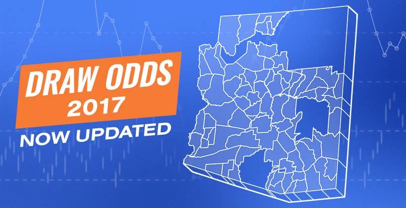 Draw odds have been updated for 2017 and includes Arizona