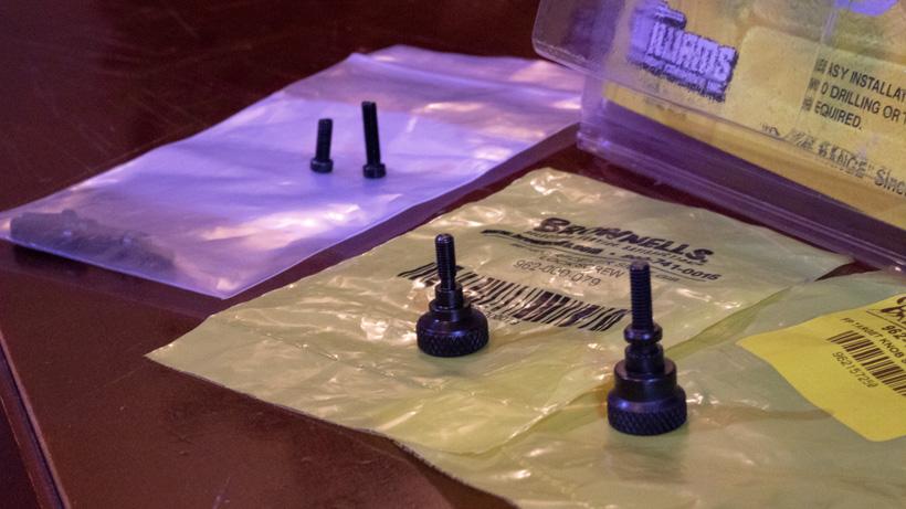Accessories for building an adjustable sight muzzleloader