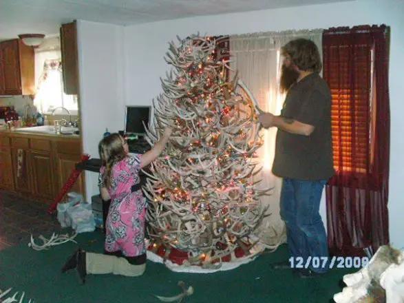 Deer Antler Christmas tree