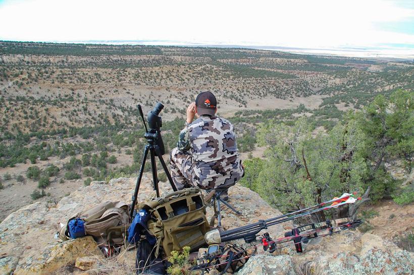 Andrew baca glassing for elk in new mexico