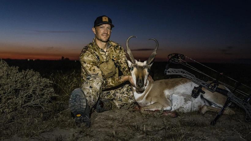 Trail kreitzer with his 2022 archery antelope