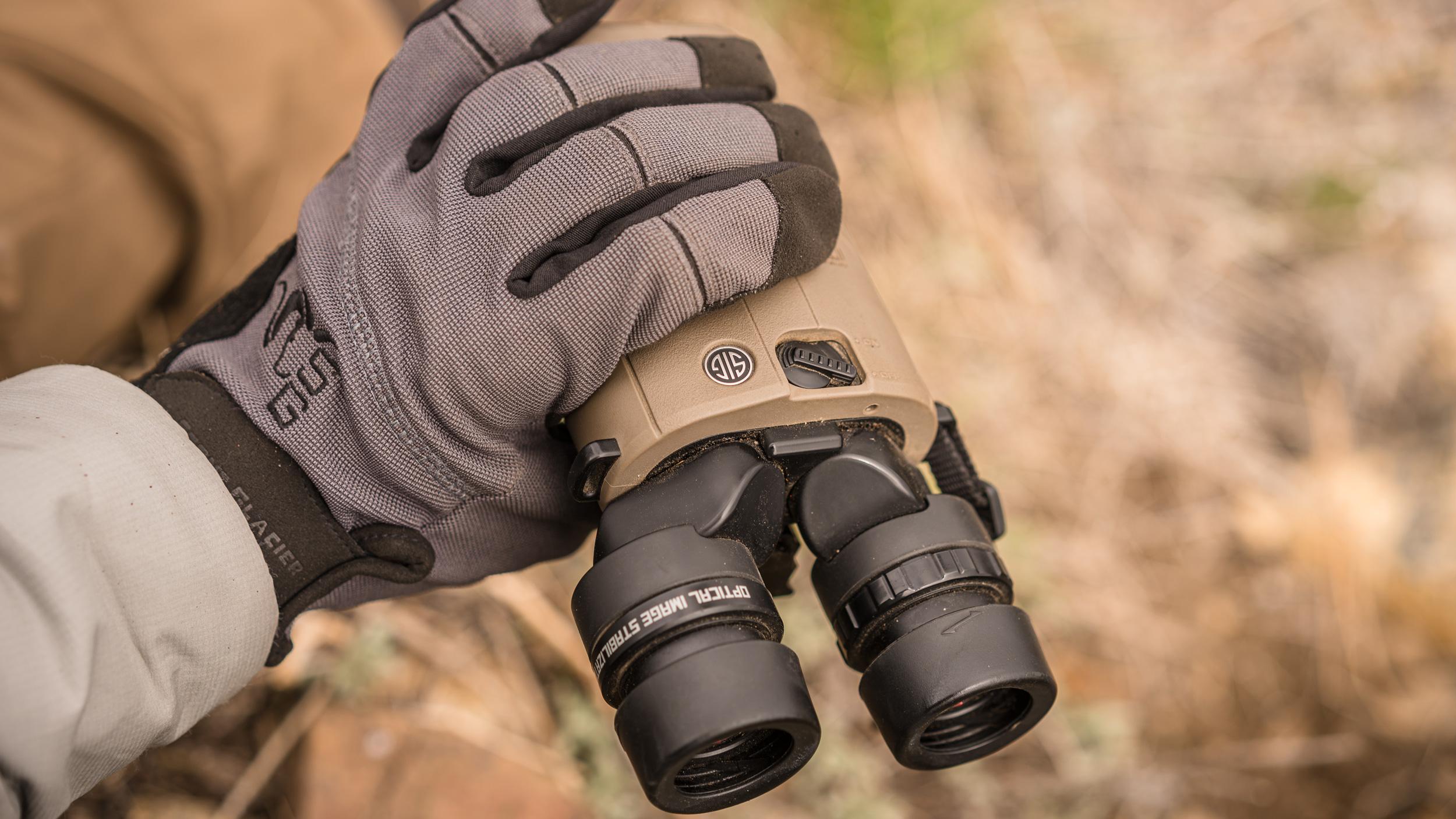 Brady Miller glassing with SIG SAUER ZULU6 image stabilization binoculars