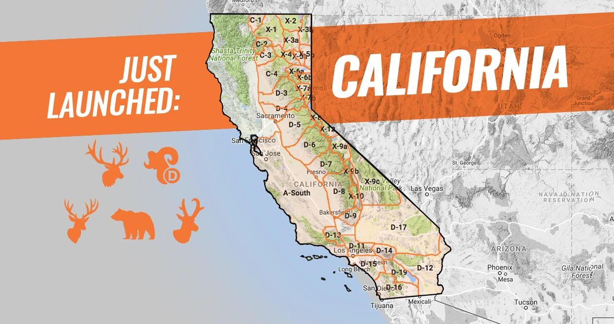 California hunting research data is live on gohunt insider 1