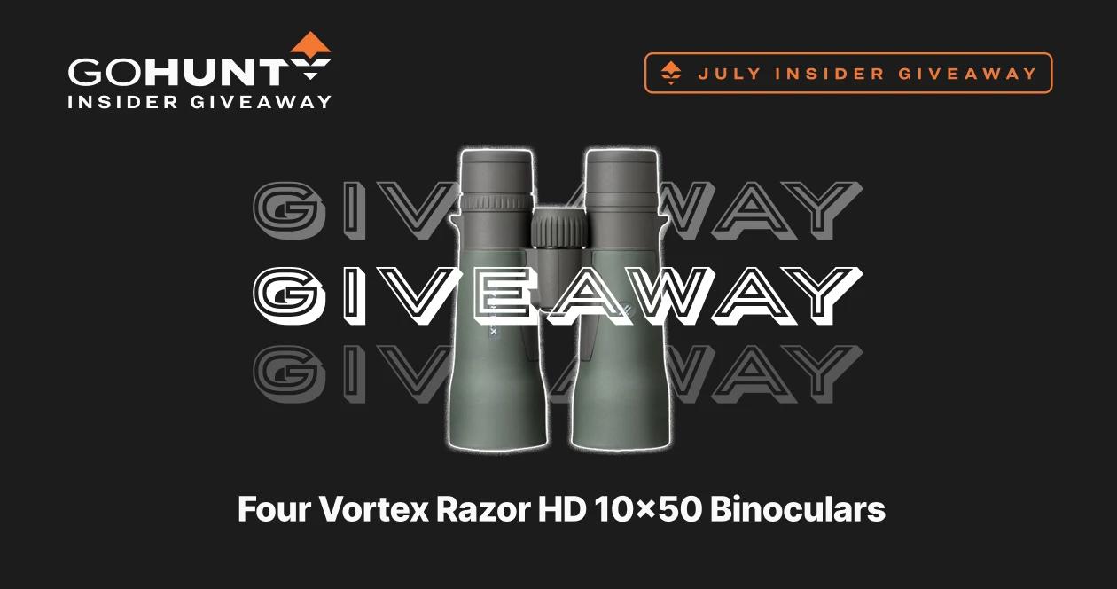 July 2023 insider giveaway four vortex razor hd binoculars 1