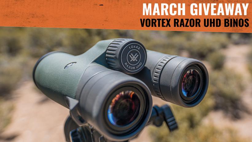 Vortex razor uhd 10x42 binocular gohunt giveaway