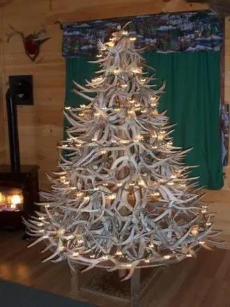 Really nice shed antler Christmas tree