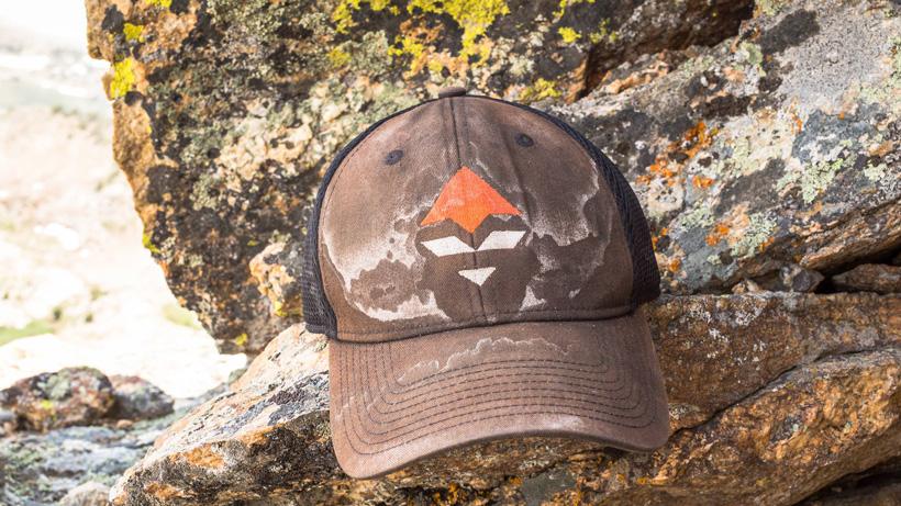Sweat stains on a gohunt hat from scouting
