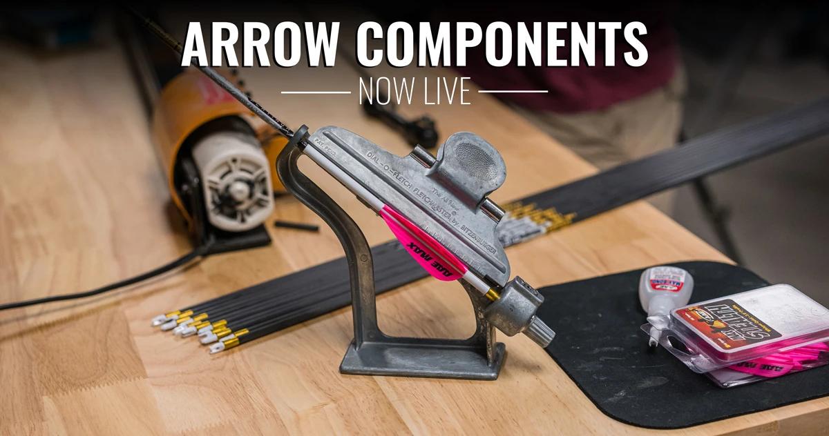 Arrows and arrow components now live on gohunt gear shop 1