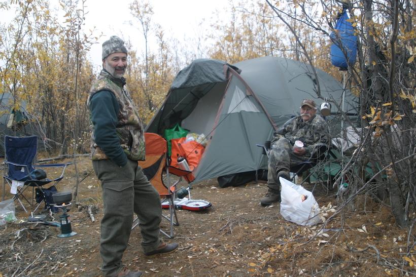 Alaska tent setup