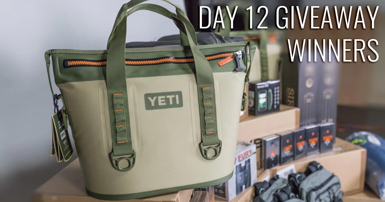 Day twelve yeti hopper two 20 soft cooler giveaway winners 1