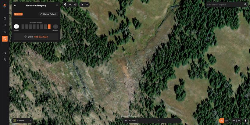 Using gohunt historical imagery to identify new avalanches for habitat