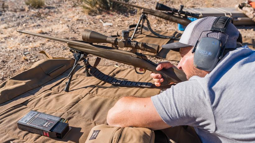 Target practice with browning hells canyon pro rifle