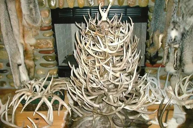 Deer antler Christmas tree