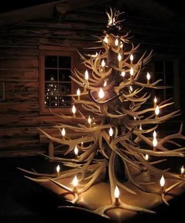 Elk antler Christmas Tree