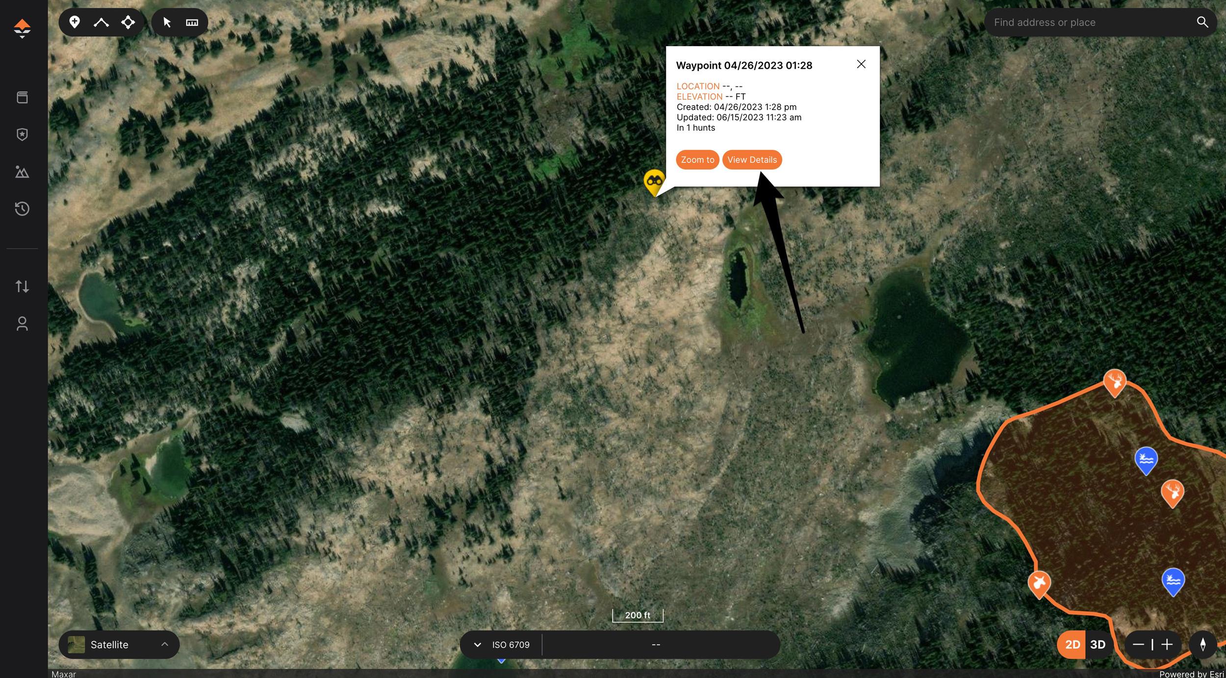 Sharing one waypoint at a time on web version of GOHUNT
