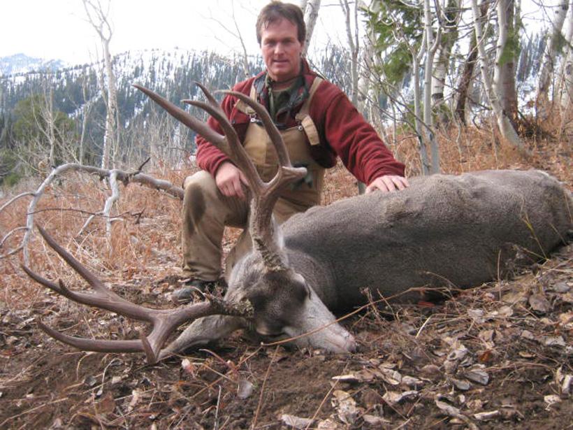 Robby denning with a four year old idaho mule deer