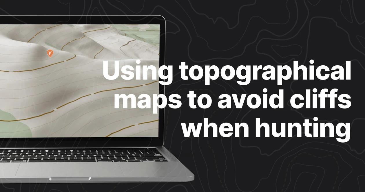 How to use a topographical map to avoid cliffs when hunting 1