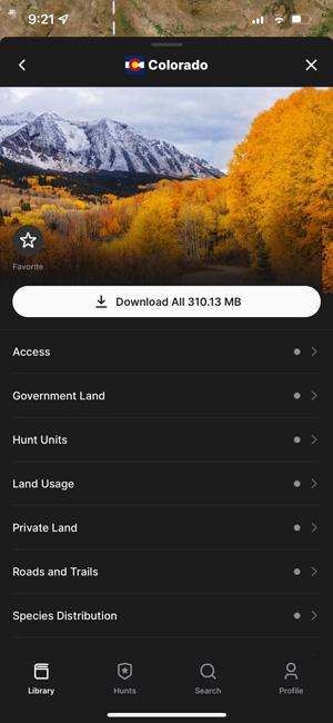 Gohunt maps state layer download flow