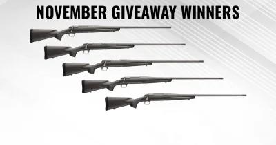 Browning x bolt pro 6.5 prc rifle giveaway winners 1