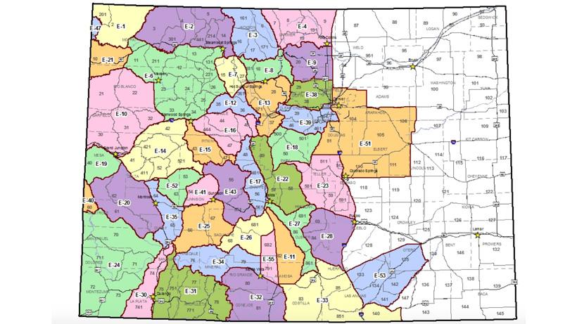 Colorado elk data analysis unit map