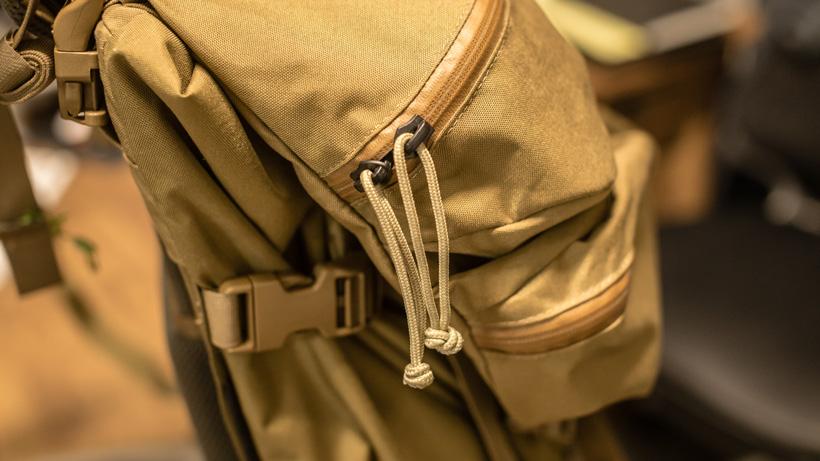 Stock p cord pulls on mystery ranch marshall backpack
