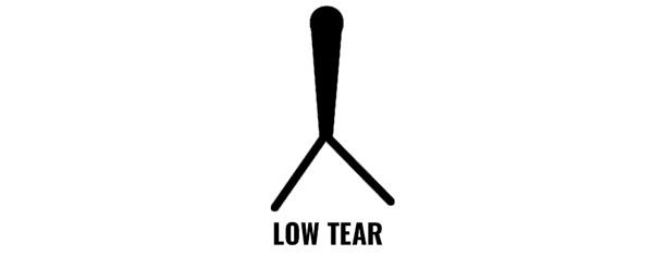 Low paper tear when tuning bow