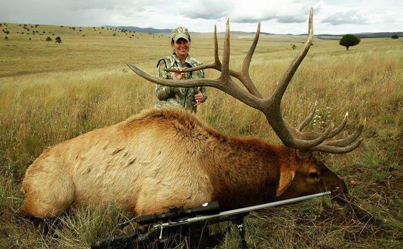 Giant bull elk taken with beaverhead outfitters