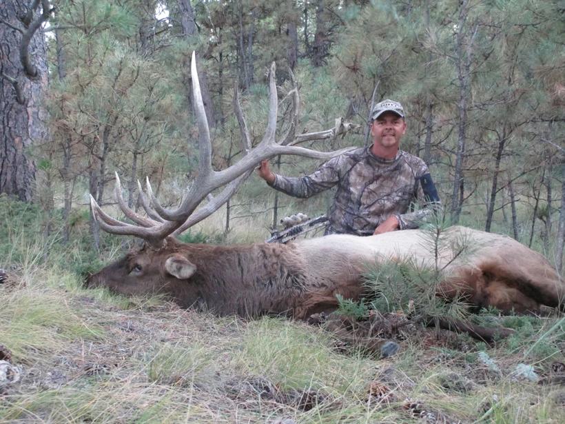Ron with a great solo bull elk
