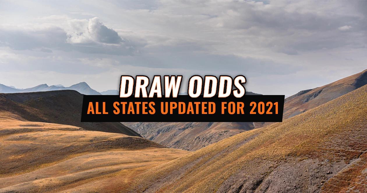 Draw odds now updated for all states on insider for 2021 1