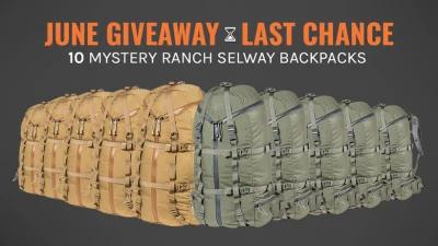 June INSIDER Mystery Ranch Selway backpack giveaway last chance