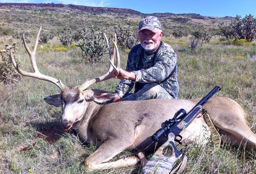 New mexico muzzleloader mule deer taken with brugman outfitting service