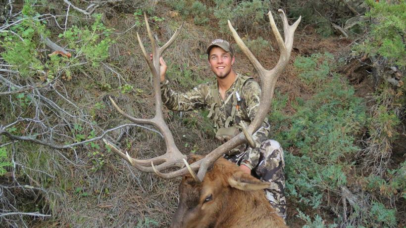 Brad heine with his 2018 montana archery elk