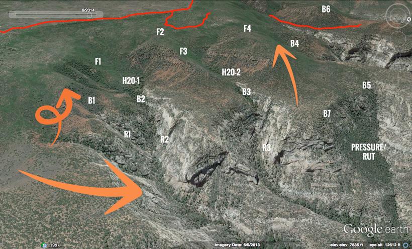 How to find big mule deer areas using Google Earth - 2