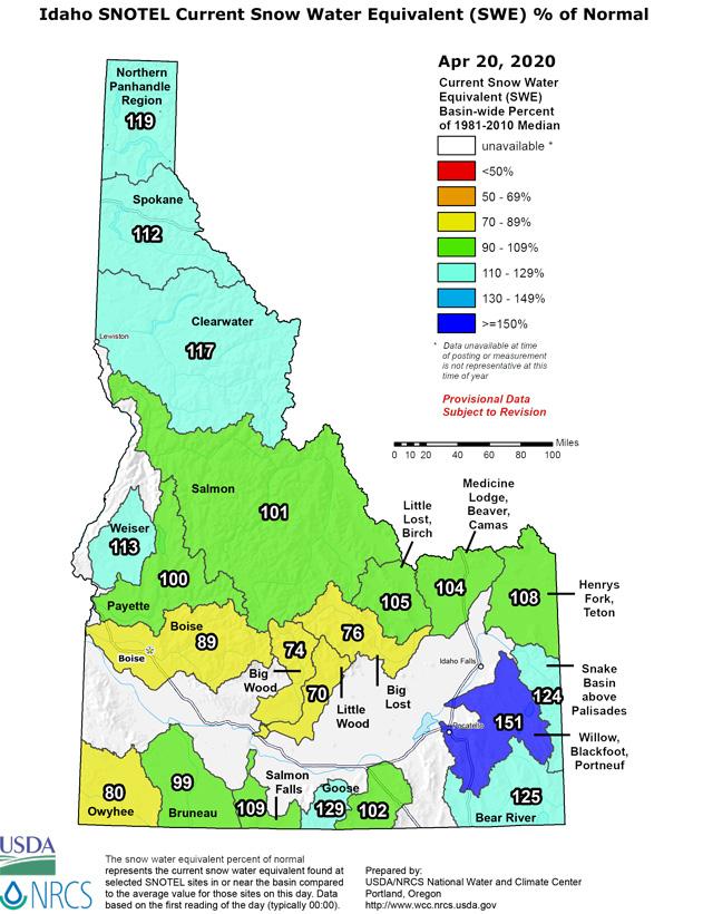 Idaho snow pack 2020_0