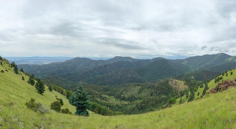 Hunting steep mountain terrain