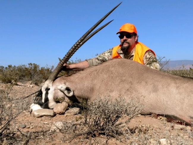 New mexico oryx taken with a3 trophy hunts new mexico
