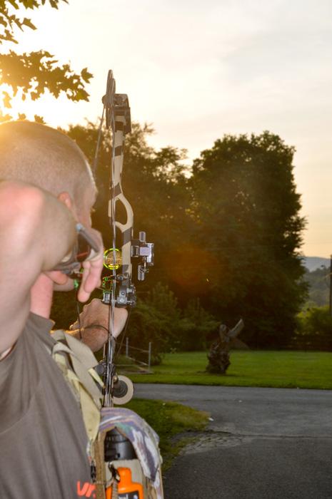 Long distance archery practice