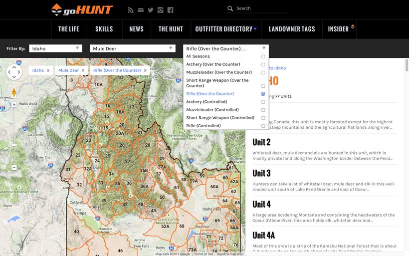 How to find the best hunting units in Idaho - 0