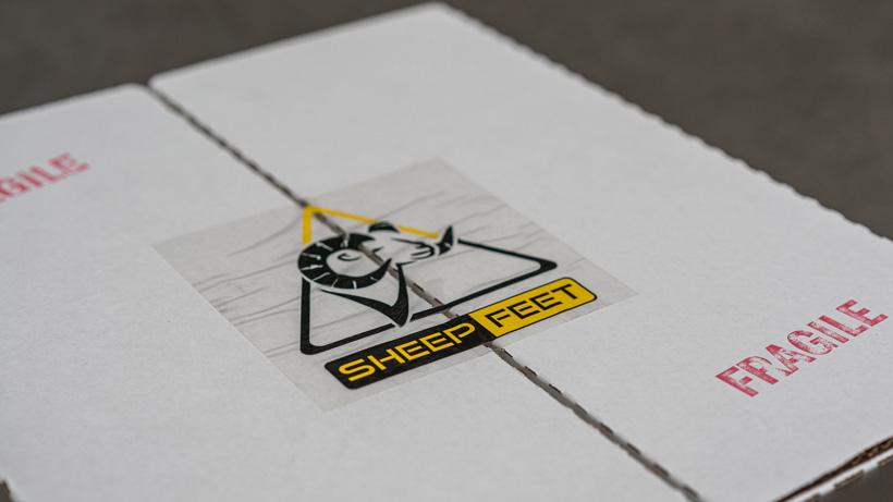 Sheepfeet custom boot insole box