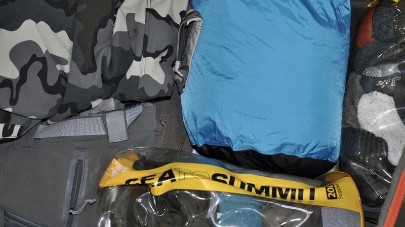 Clothes packing for an elk hunt