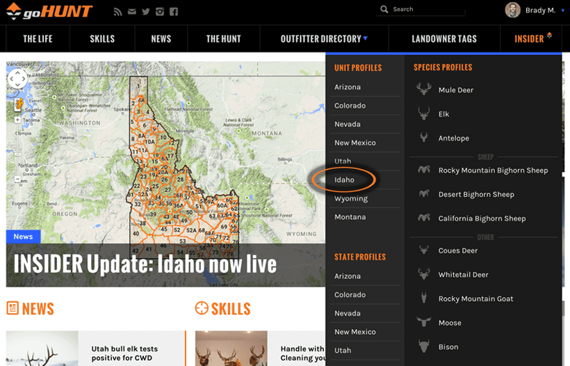 Insider update idaho now live h1