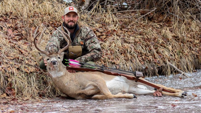 Rex wolferman with his 2018 montana archery whitetail deer